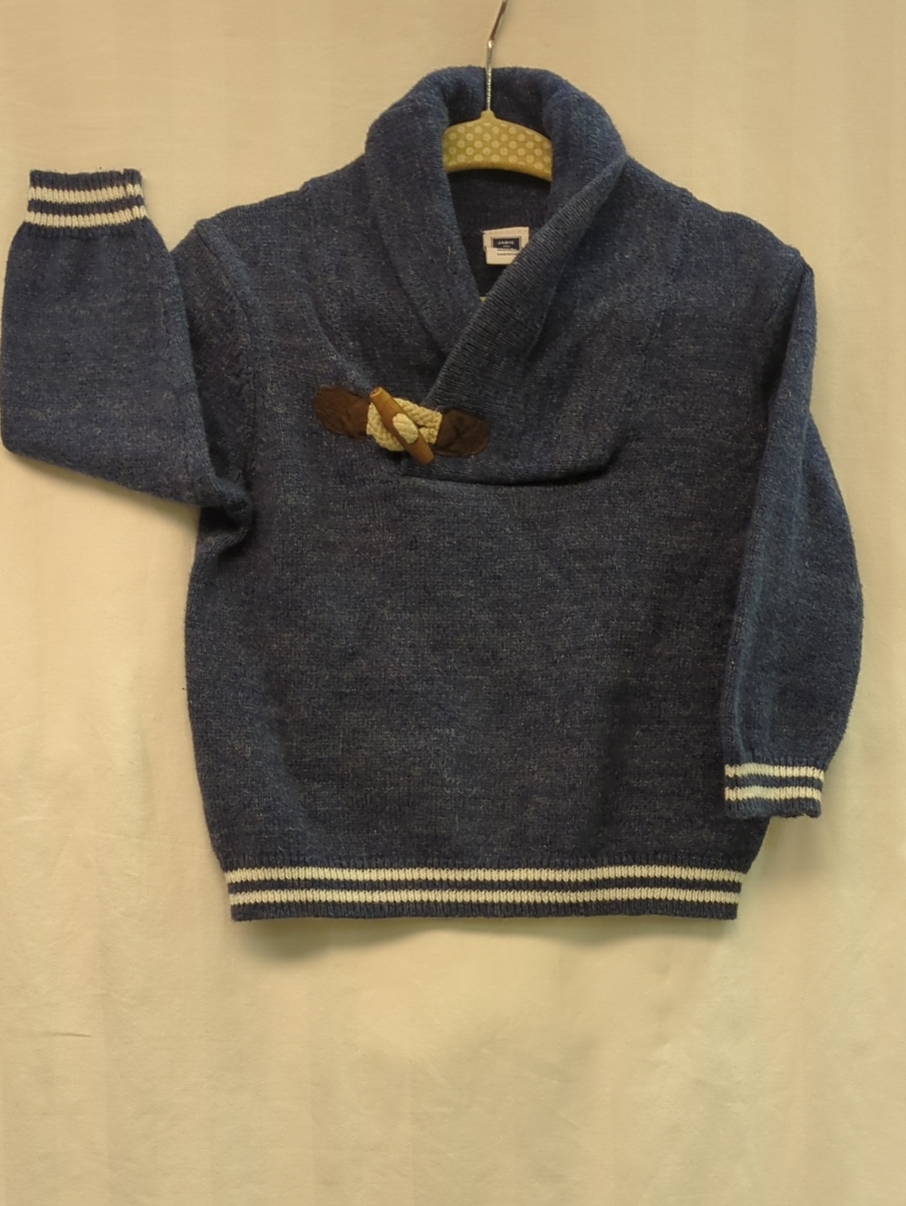 Janie and Jack Shawl Collar Sweater 6-12 months
